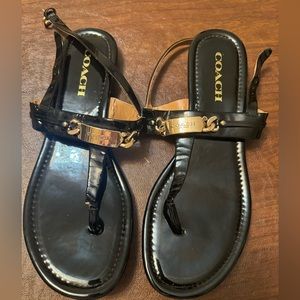 Coach sandals, size 9.5